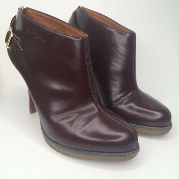 Dr Martens Zita Nevena Oxblood Stiletto Ankle Boot - Picture 3 of 16